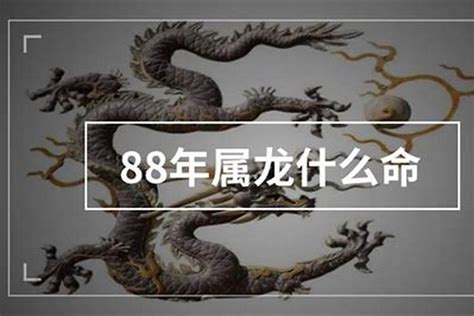 1988年属龙是什么命|1988年属龙是什么命，88年出生五行属什么